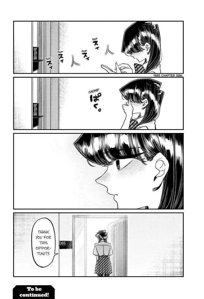 Komi-san wa Komyushou Desu Chapter 407 20